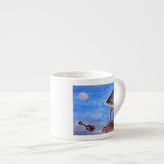 ...ギタ失ったー…ジュッタ・ゲイブリエルによるアート… エスプレッソカップ (正面右)