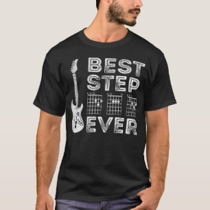 ギタ最高のーのStepdad Ever - Music Rock Music Player Tシャツ