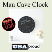 ギタ白熱［赤熱］光を放つーのネオンサインパーソナライズされたハッピーアワー ラージ壁時計