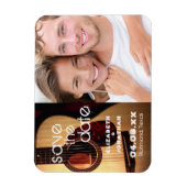 ギタ素朴ー音楽の国モダン日付を保存 マグネット (縦)