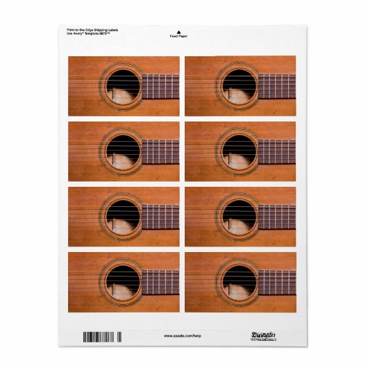 ギタ素朴ー ラベル (フルシート)