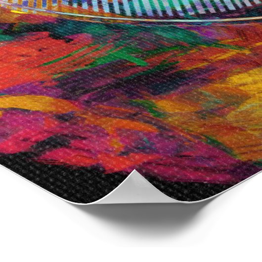 ギタ絵画ー ポスター (角)