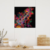 ギタ絵画ー ポスター (キッチン)