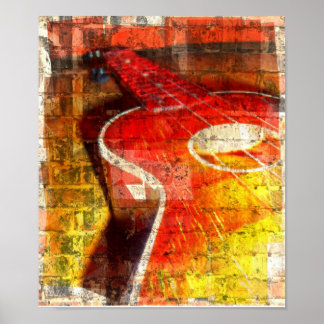 ギタ芸術的ーポスター ポスター