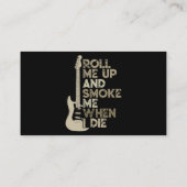 ギタ転がーが死ぬとタバコを吸う 名刺 (裏面)