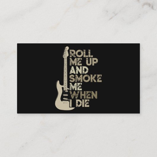 ギタ転がーが死ぬとタバコを吸う 名刺 (裏面)