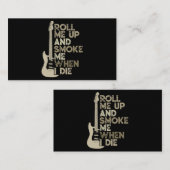 ギタ転がーが死ぬとタバコを吸う 名刺 (正面/裏面)