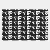 ギタ遊ーのグラフィックパターン ラッピングペーパーシート (正面)