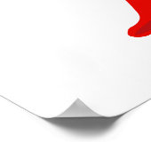 ギタ遊ーの唐辛子おもしろい漫画 ポスター (角)