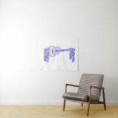 ギタ遊ーはいつも良いアイディアだ。ブルー タペストリー (インサイチュ(横))