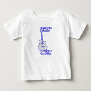 ギタ遊ーはいつも良いアイディアだ。ブルー ベビーTシャツ