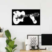 ギタ遊ーグラフィック ポスター (ホームオフィス)