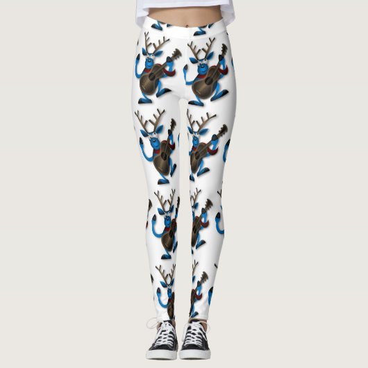 ギタ間抜けーレギンス付きクリスマストナカイ レギンス (正面)