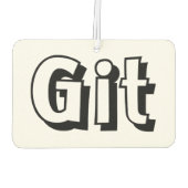 ギット カーエアーフレッシュナー (裏面)