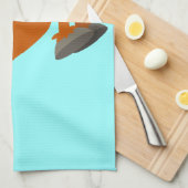 ギディアップ馬！漫画の馬のキッチンタオル キッチンタオル (四つ折り)