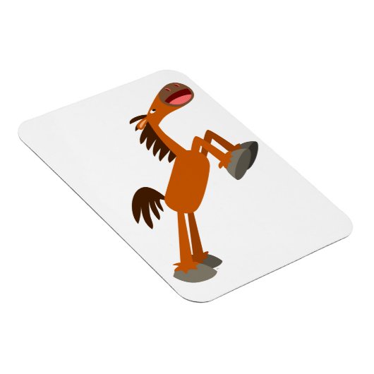 ギディアップ馬！漫画の馬のフレキシブルマグネット マグネット (右側)