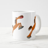 ギディアップ馬！漫画の馬ジャンボマグカップ ジャンボコーヒーマグカップ (正面右)