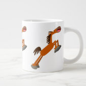 ギディアップ馬！漫画の馬ジャンボマグカップ ジャンボコーヒーマグカップ (右)