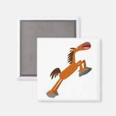 ギディアップ馬！漫画の馬磁石 マグネット (正面/裏面)