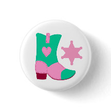 ギディーアップ女性のカーボーイボタン