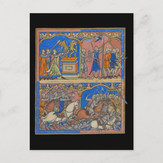 ギデオンの勇猛な300人の十字軍聖書 ポストカード (正面)