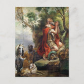 ギデオンの祈り、タペストリーのための下絵 ポストカード (正面)