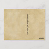 ギドニア手中世音楽理論 ポストカード (裏面)