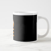 ギニおもしろいア豚の恋人のギフト女性メンズ ジャンボコーヒーマグカップ (右)