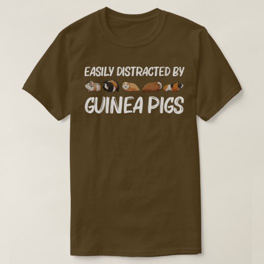 ギニおもしろいア豚ア男性へート女性齧歯動物G Tシャツ (デザイン正面)