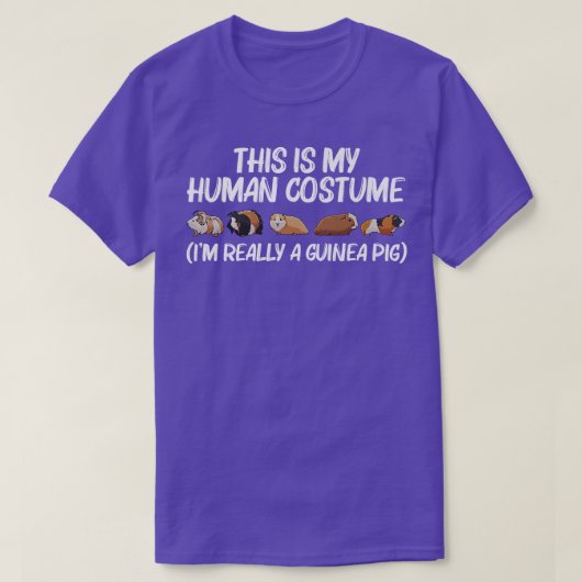 ギニおもしろいア豚ア男性へート女性齧歯動物G Tシャツ (デザイン正面)
