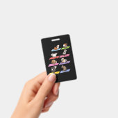 ギニアおもしろいピグヨガ バッジ (手持ち)