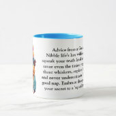 ギニアおもしろい豚からのアドバイス マグカップ (中央)