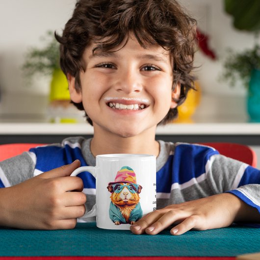 ギニアおもしろい豚からのアドバイス マグカップ