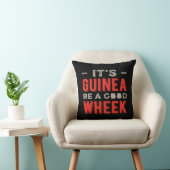 ギニアおもしろい豚は良いホエックだ クッション (椅子)