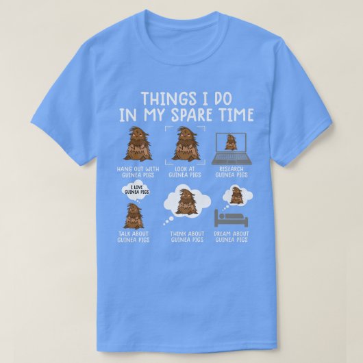 ギニアおもしろい豚シャツsrcasusユーモアモルモットp tシャツ (デザイン正面)