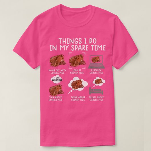 ギニアおもしろい豚シャツsrcasusユーモアモルモットp tシャツ (デザイン正面)