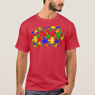 ギニアおもしろい豚パズル動物愛者自閉症に気付く Tシャツ