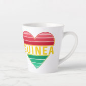 ギニアが大好きハート カフェラテマグ (右)