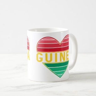 ギニアが大好きハート コーヒーマグカップ