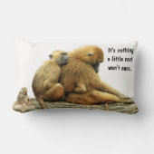 ギニアのヒヒ ランバークッション (正面)