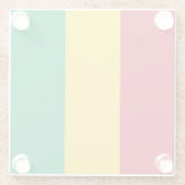 ギニアの国旗 ガラスコースター (裏面)