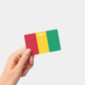 ギニアの国旗 バッジ (手持ち)