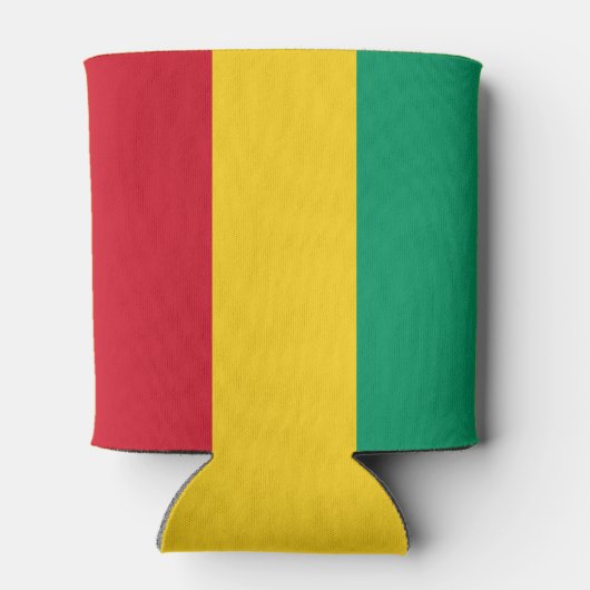 ギニアの国旗 缶クーラー (裏面)