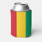 ギニアの国旗 缶クーラー (缶裏面)