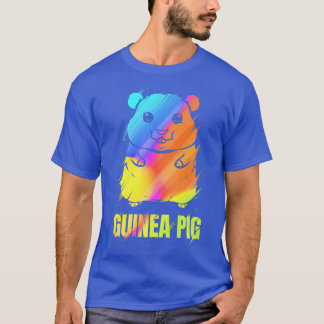 ギニアカラフルピグのアートワークおもしろい- Guinea Pig Pre Tシャツ