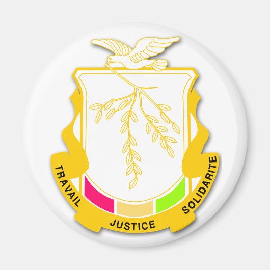 ギニアコート・オブ・アームズGN マグネット (正面)