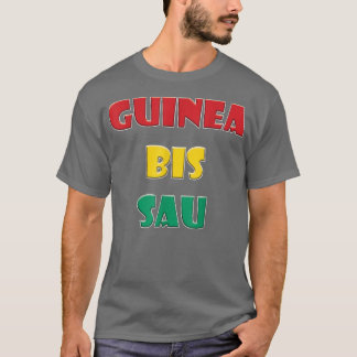 ギニアビサウカラフルワード Tシャツ