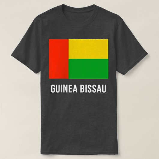 ギニアビサウギニアビサウ国旗 Tシャツ (デザイン正面)