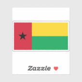 ギニアビサウ共和国国旗 シール (シート)