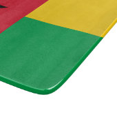 ギニアビサウ国旗 カッティングボード (角)